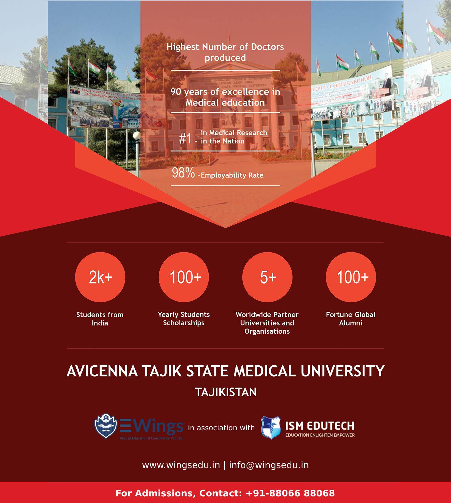 Avicenna Tajik State Medical University Tajikistan Brochure