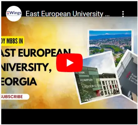 EWings East European University Georgia MBBS Admissions Abroad YouTube